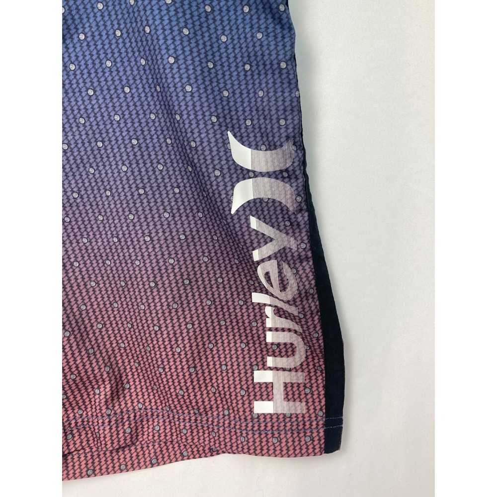 Hurley Phantom Board Shorts Men's 32 Blue Purple Ombre Swim Trunks - Picture 4 of 6